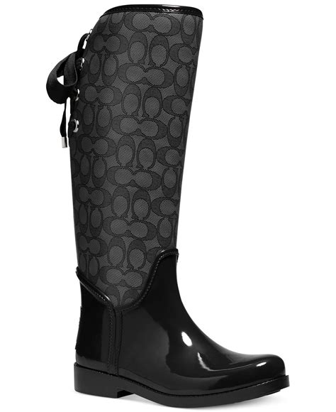 botas de lluvia coach